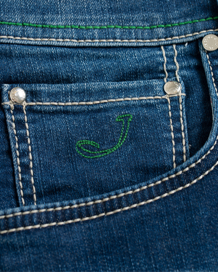 Herre | Shorts | Jacob Cohën | 6636 Jeans Shorts Dark Blue