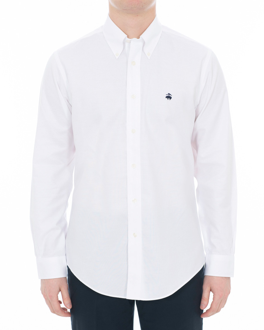Herre | Skjorter | Brooks Brothers | Regent Fit Non Iron Oxford Button Down Shirt White