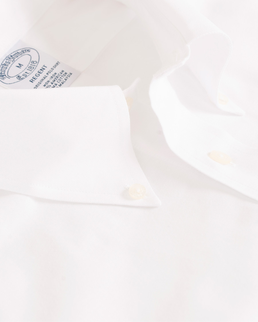 Herre | Skjorter | Brooks Brothers | Regent Fit Non Iron Oxford Button Down Shirt White