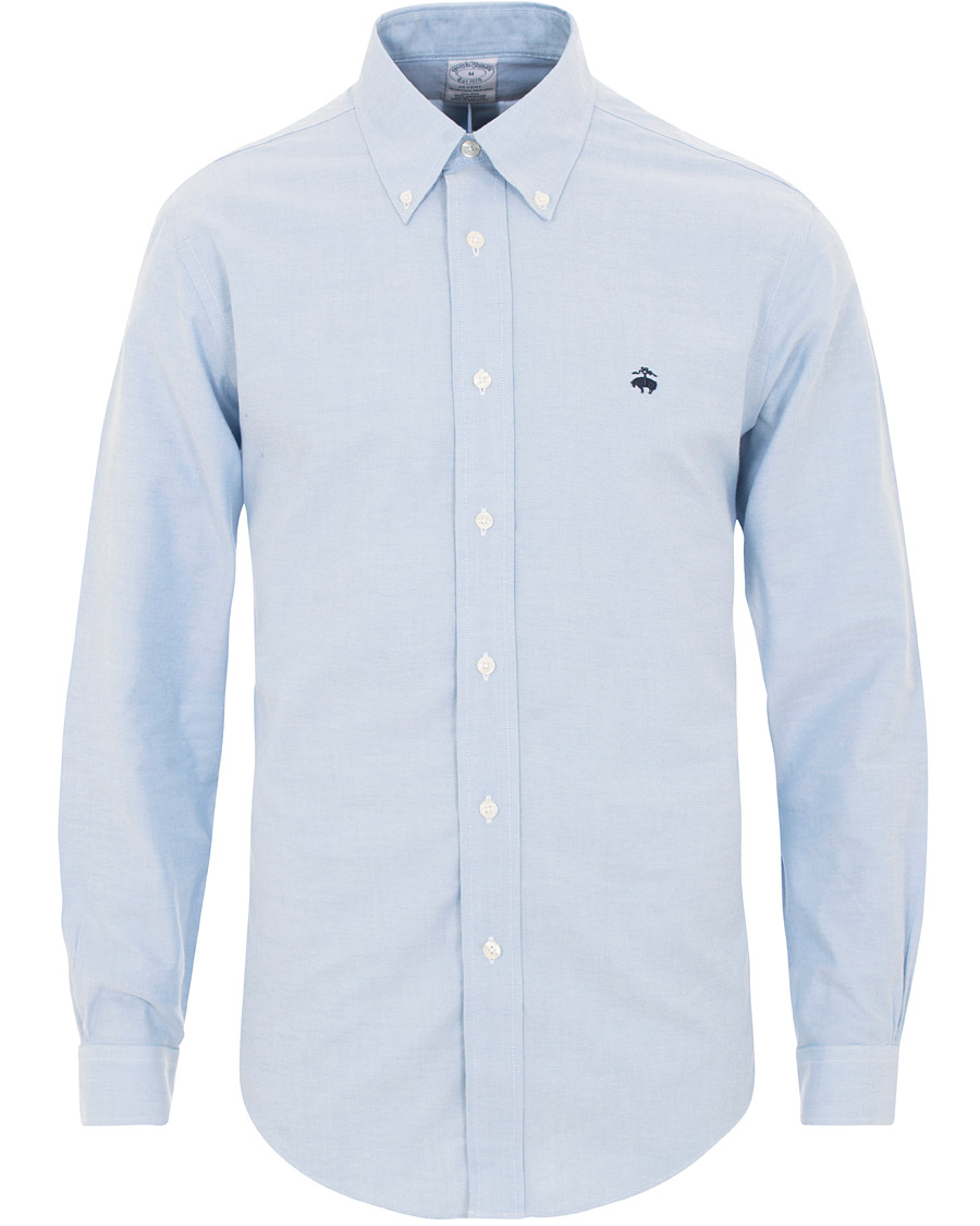 Herre | Skjorter | Brooks Brothers | Regent Fit Non Iron Oxford Button Down Shirt Light Blue
