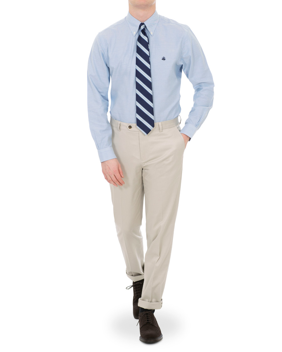 Herre | Skjorter | Brooks Brothers | Regent Fit Non Iron Oxford Button Down Shirt Light Blue