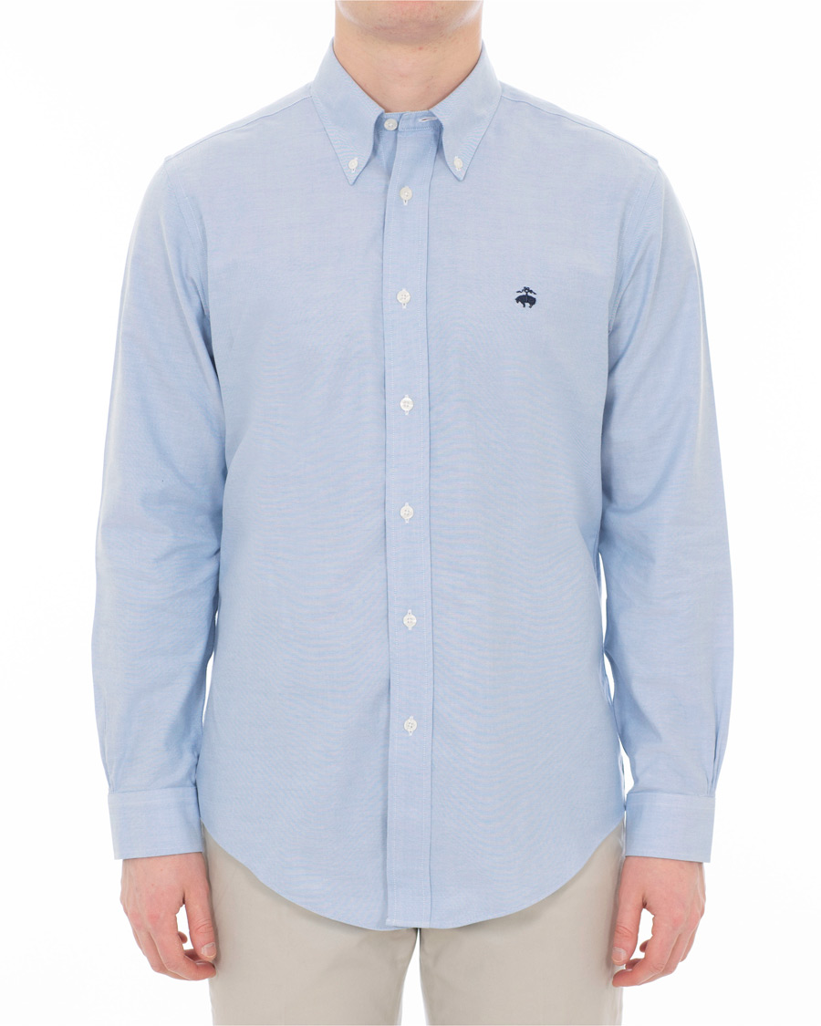 Herre | Skjorter | Brooks Brothers | Regent Fit Non Iron Oxford Button Down Shirt Light Blue