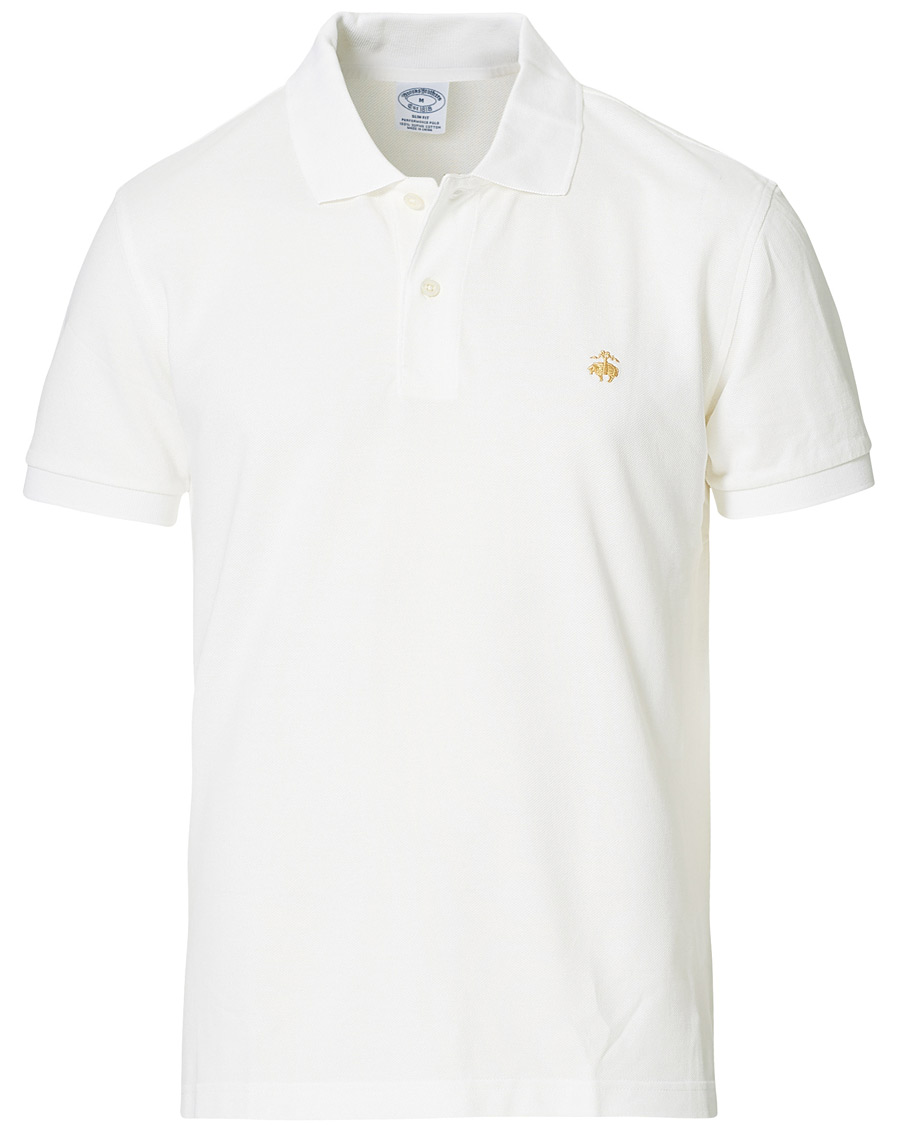 Herre | Pikéer | Brooks Brothers | Supima Cotton Polo White