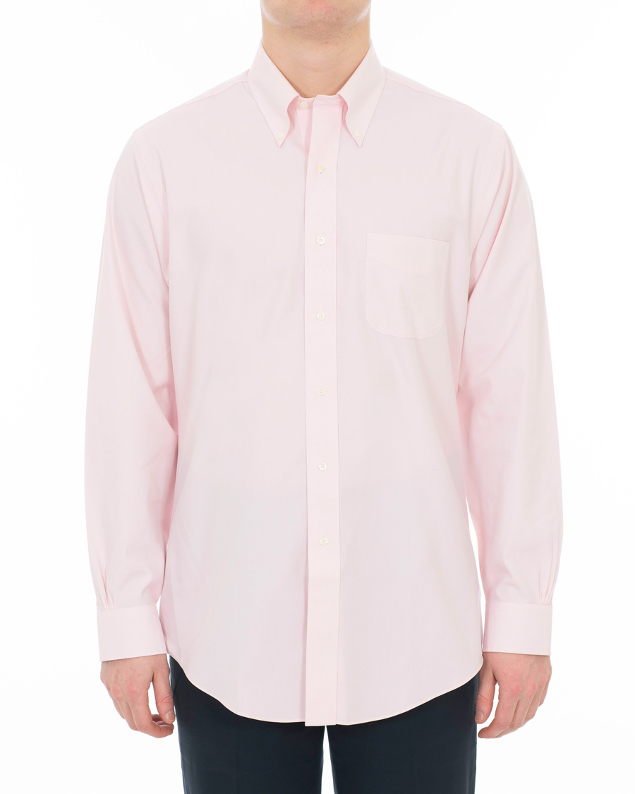 Herre | Skjorter | Brooks Brothers | Regent Fit Non Iron Pocket Shirt Solid Pink