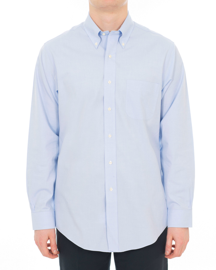 Herre | Skjorter | Brooks Brothers | Regent Fit Non Iron Pocket Shirt Light Blue