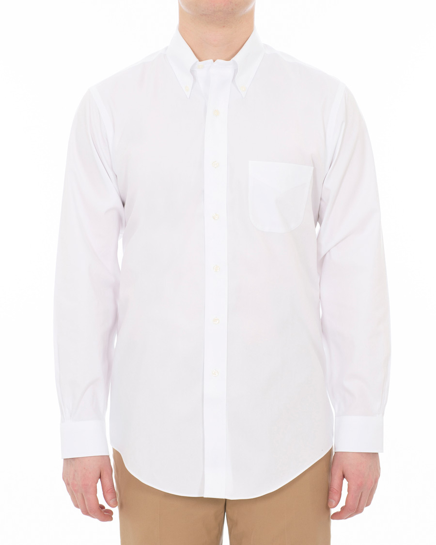 Herre | Skjorter | Brooks Brothers | Regent Fit Non Iron Pocket Shirt Solid White