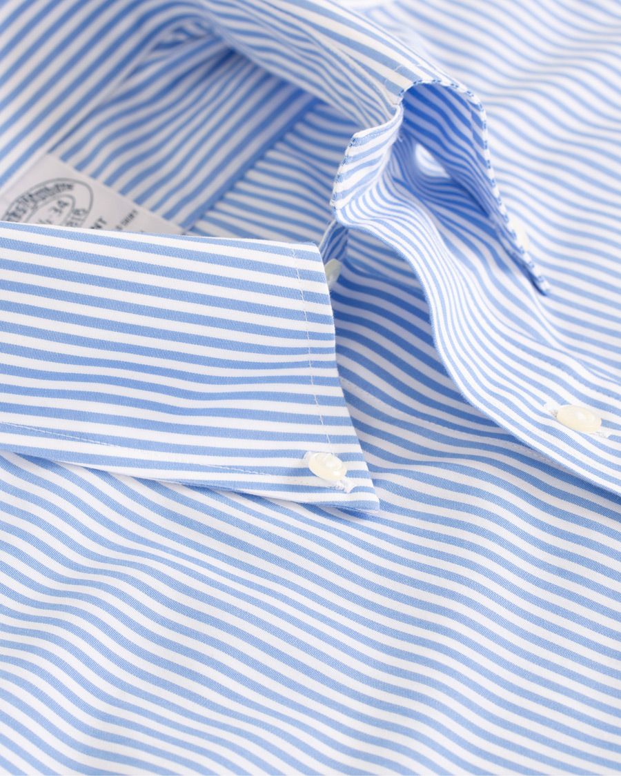 Herre | Skjorter | Brooks Brothers | Regent Fit Non Iron Bengal Shirt Light Blue
