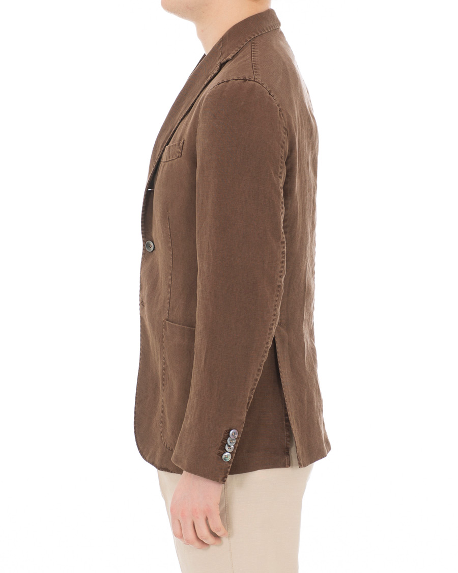 Herre | Dressjakker | The Gigi | Art Irish Linen Blazer Brown