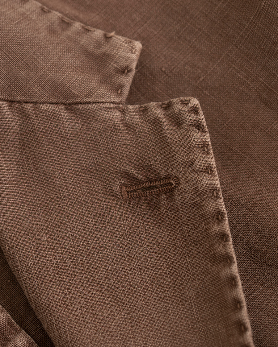 Herre | Dressjakker | The Gigi | Art Irish Linen Blazer Brown