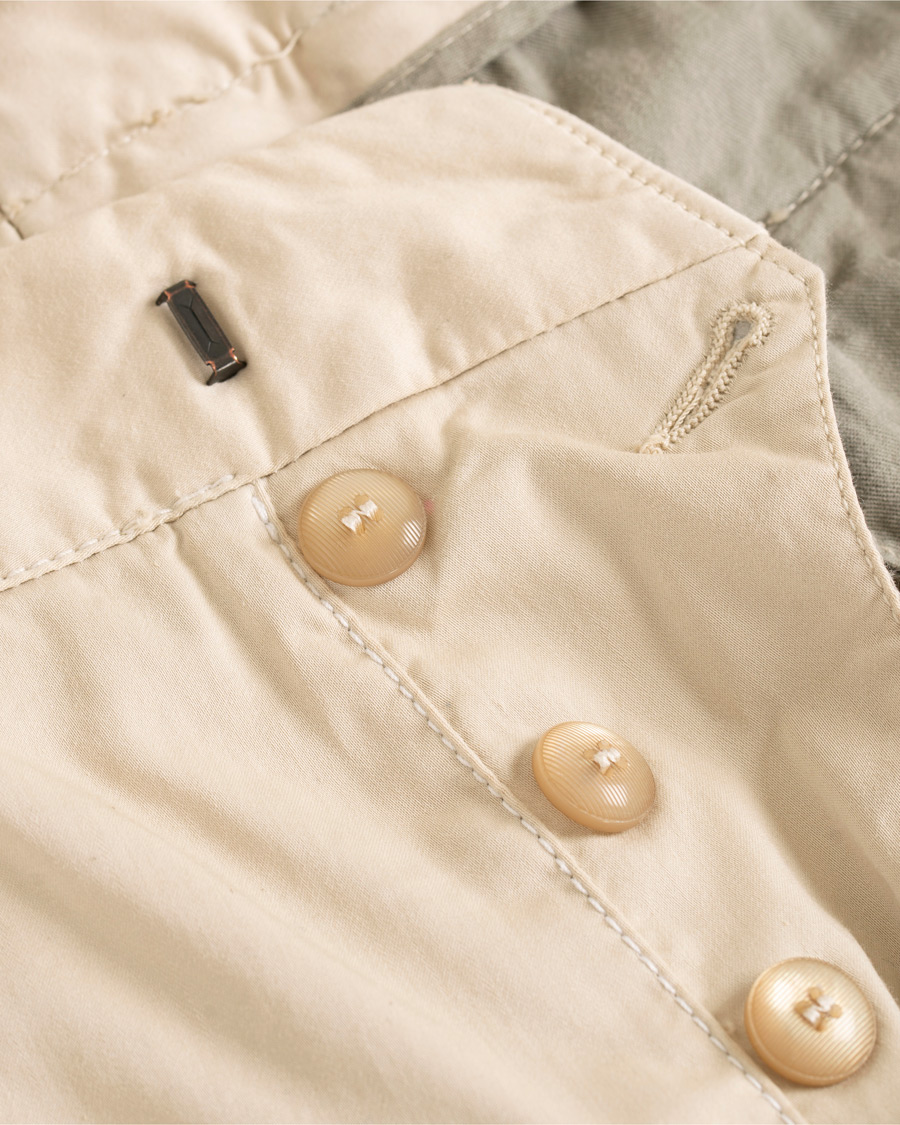 Herre | Bukser | The Gigi | Santiago Pleated Cotton Chinos Khaki