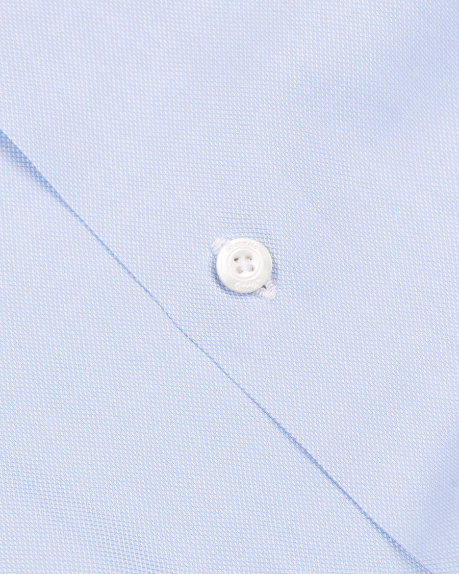 Herre | Skjorter | Finamore Napoli | Milano Slim Fit Royal Oxford Shirt Light Blue