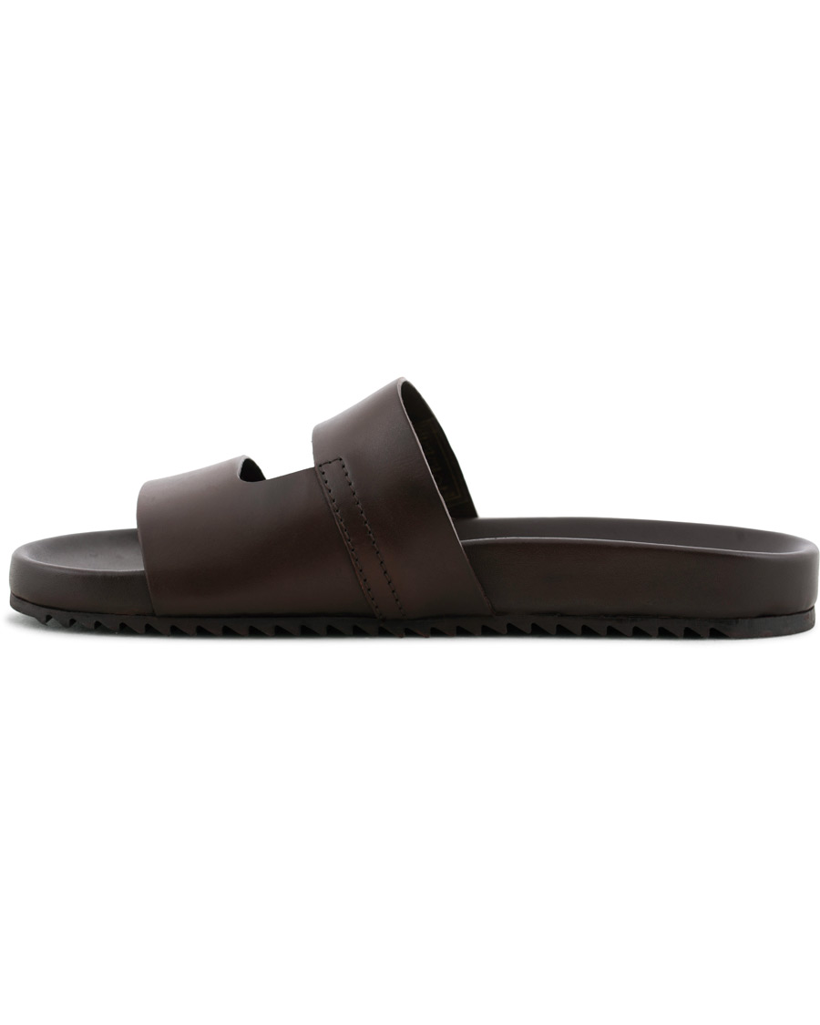 Herre | Grenson Chadwick Handpainted Sandal Dark Brown Calf | Grenson | Chadwick Handpainted Sandal Dark Brown Calf