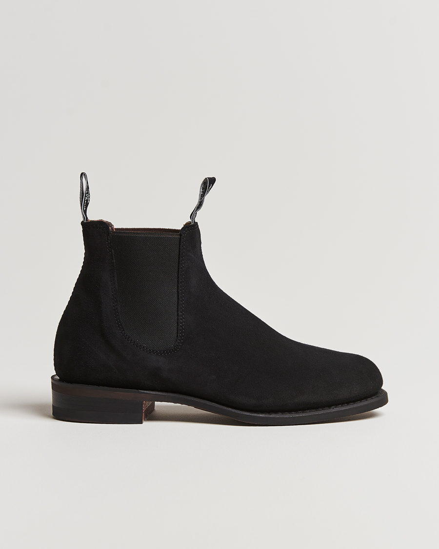 Herre | R.M.Williams Wentworth G Boot Black Suede | R.M.Williams | Wentworth G Boot Black Suede