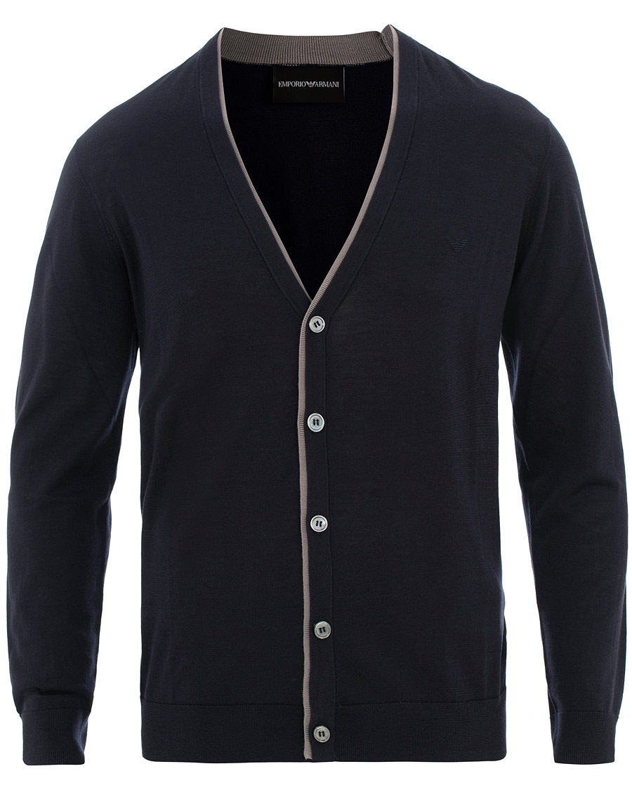 Herre | Gensere | Emporio Armani | Luxury Cardigan Navy