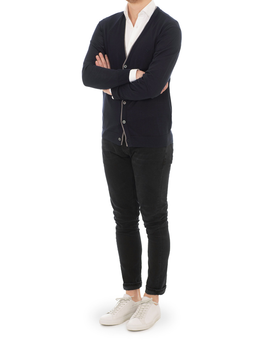 Herre | Gensere | Emporio Armani | Luxury Cardigan Navy