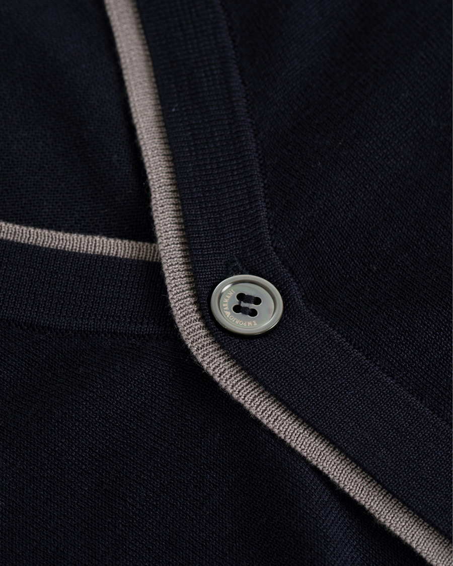 Herre | Gensere | Emporio Armani | Luxury Cardigan Navy