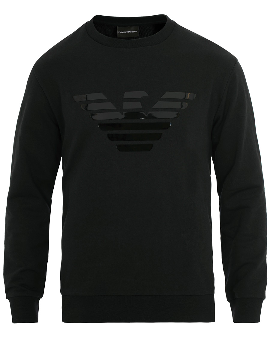 Herre | Gensere | Emporio Armani | Logo Crew Neck Sweatshirt Black