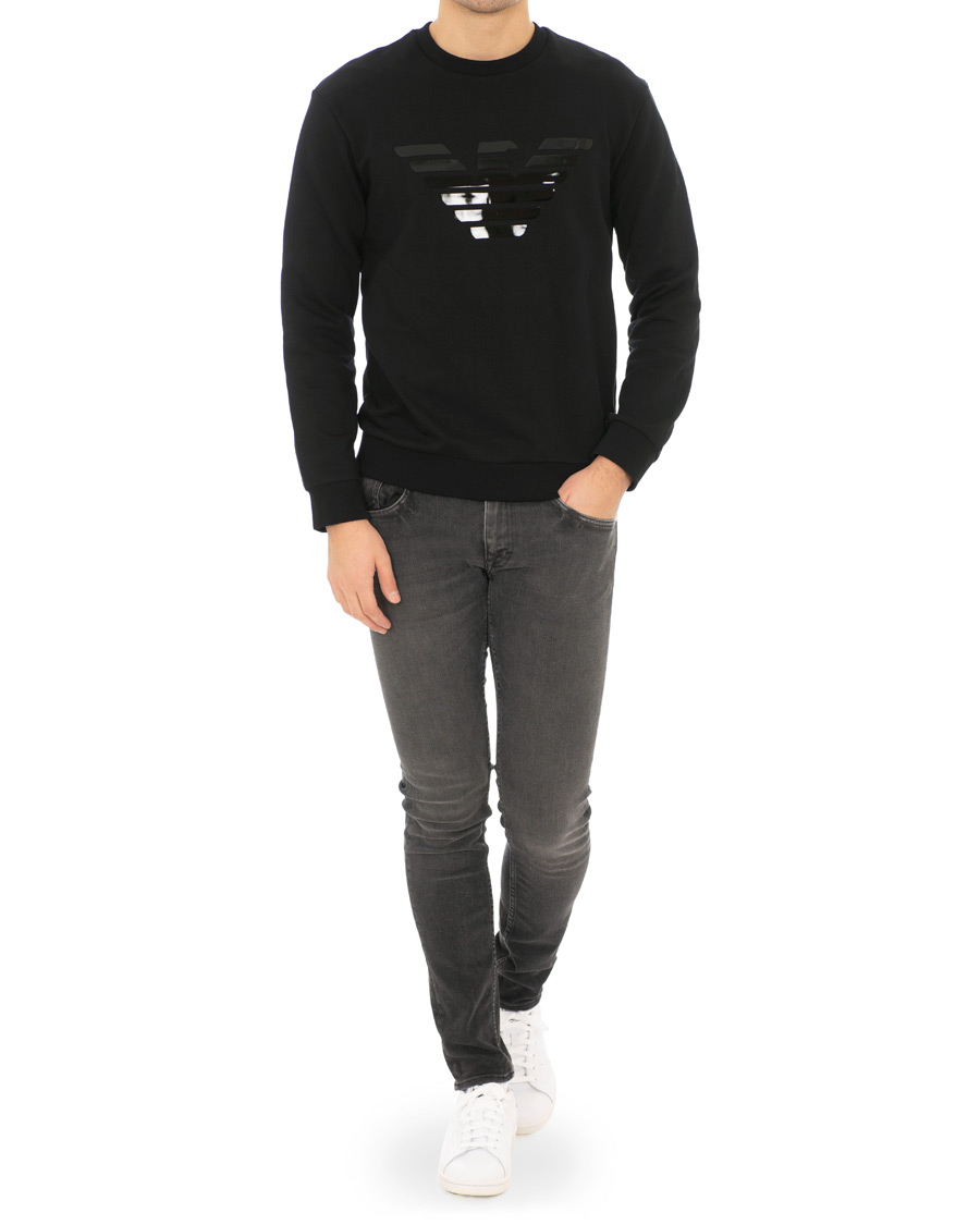 Herre | Gensere | Emporio Armani | Logo Crew Neck Sweatshirt Black