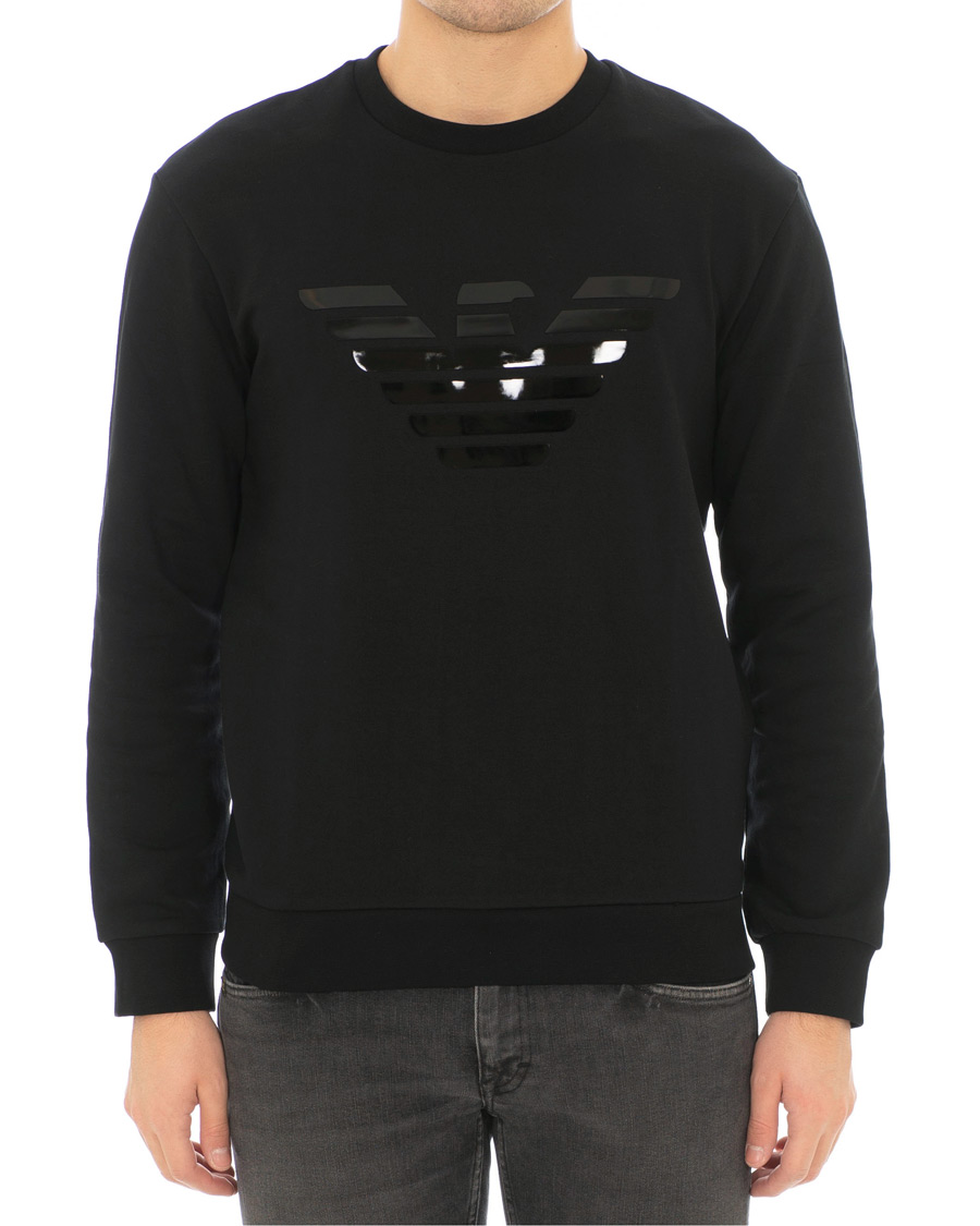 Herre | Gensere | Emporio Armani | Logo Crew Neck Sweatshirt Black