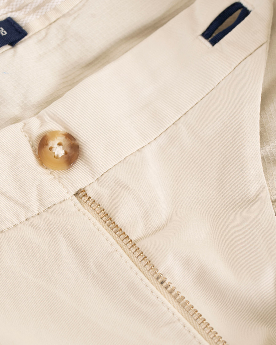 Herre | Bukser | Incotex | Slim Fit Stretch Chinos Off White