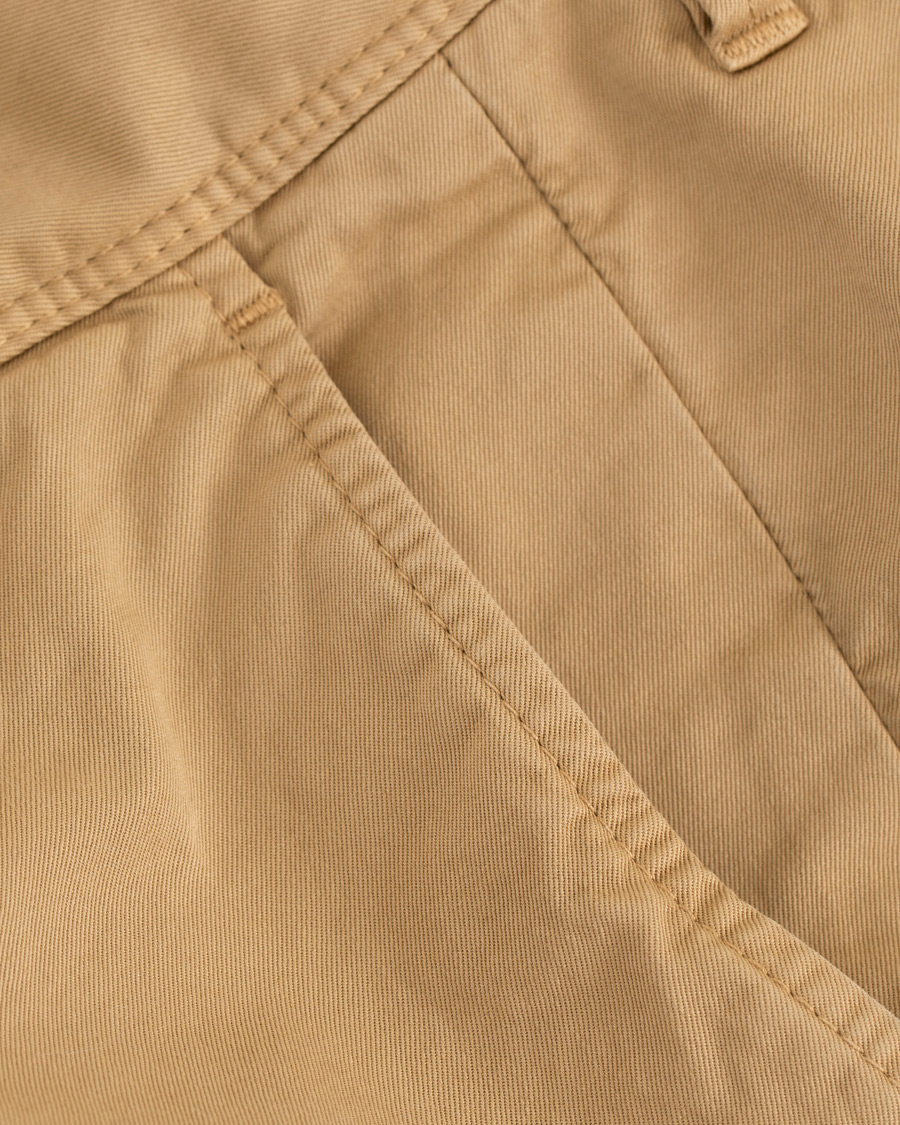 Herre | Bukser | Incotex | Slim Fit Stretch Slacks Khaki