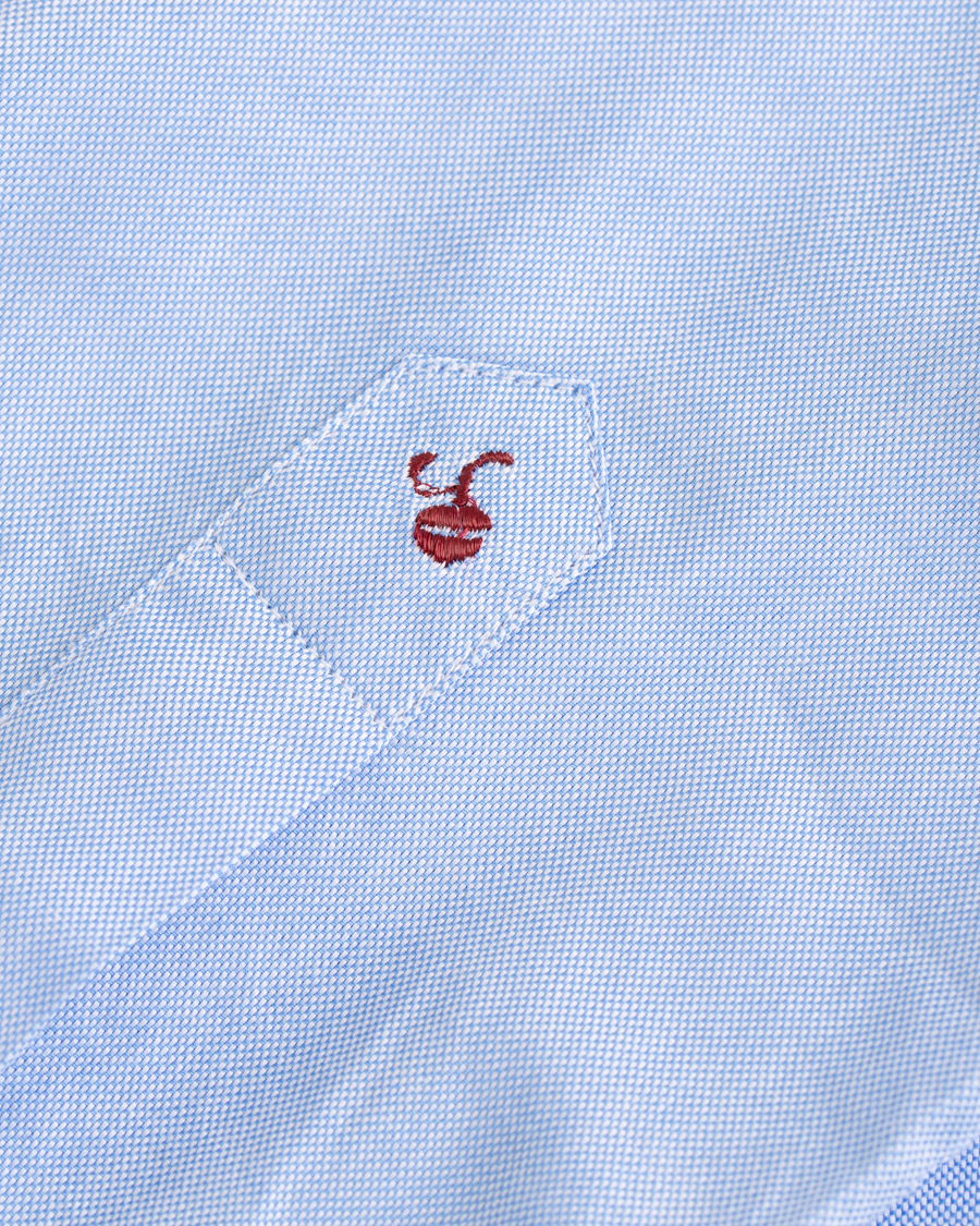 Herre | Skjorter | Glanshirt | Light Oxford Shirt Blue