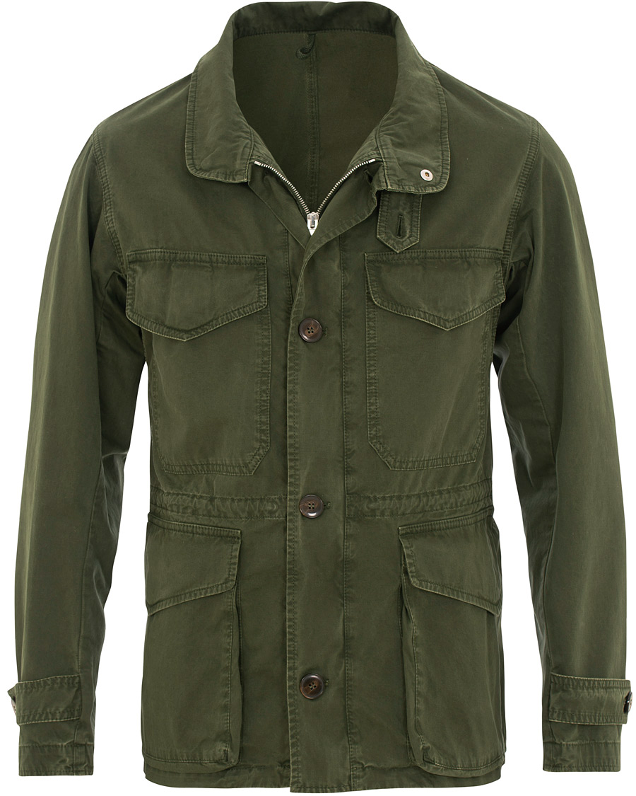 Herre | Jakker | L.B.M. 1911 | Cotton Twill Field Jacket Military Green