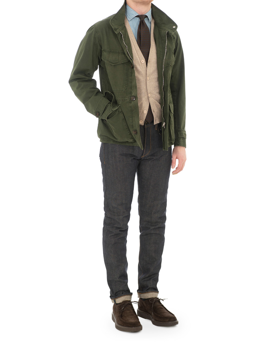 Herre | Jakker | L.B.M. 1911 | Cotton Twill Field Jacket Military Green