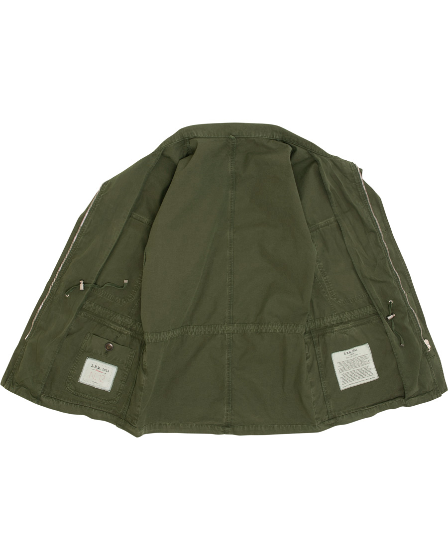 Herre | Jakker | L.B.M. 1911 | Cotton Twill Field Jacket Military Green