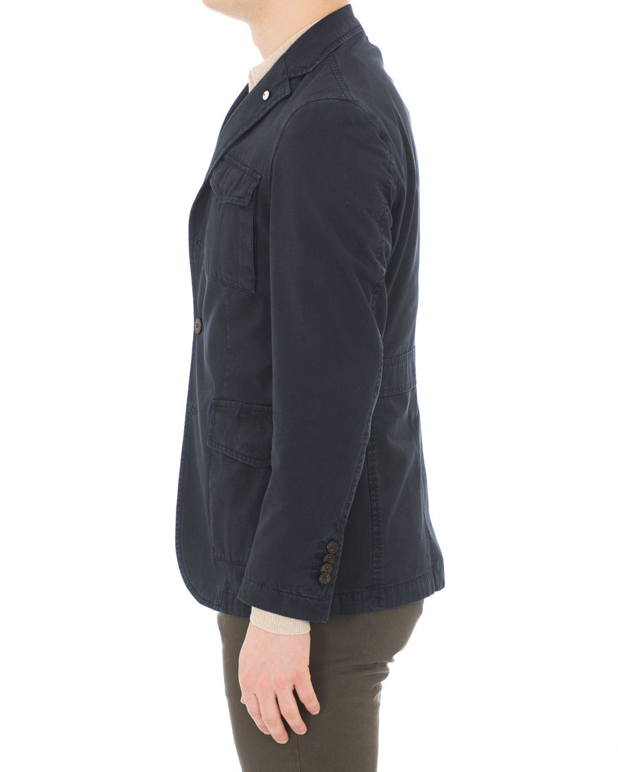 Herre | Dressjakker | L.B.M. 1911 | Cotton Safari Blazer Navy