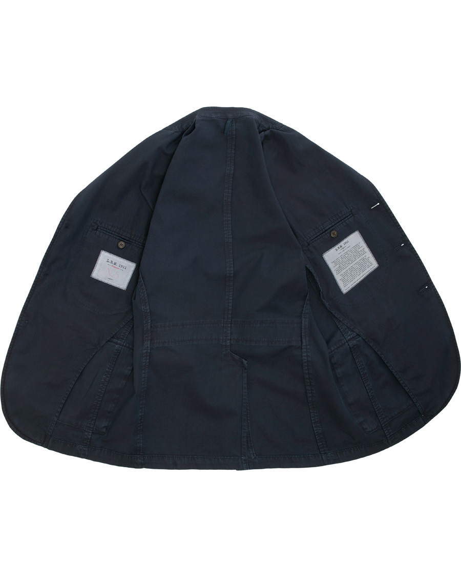 Herre | Dressjakker | L.B.M. 1911 | Cotton Safari Blazer Navy