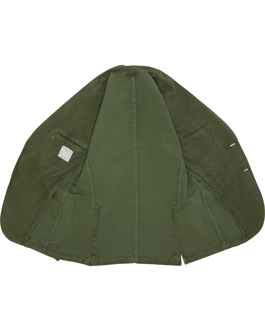 Herre | Dressjakker | L.B.M. 1911 | Jack Regular Fit Linen Blazer Military Green