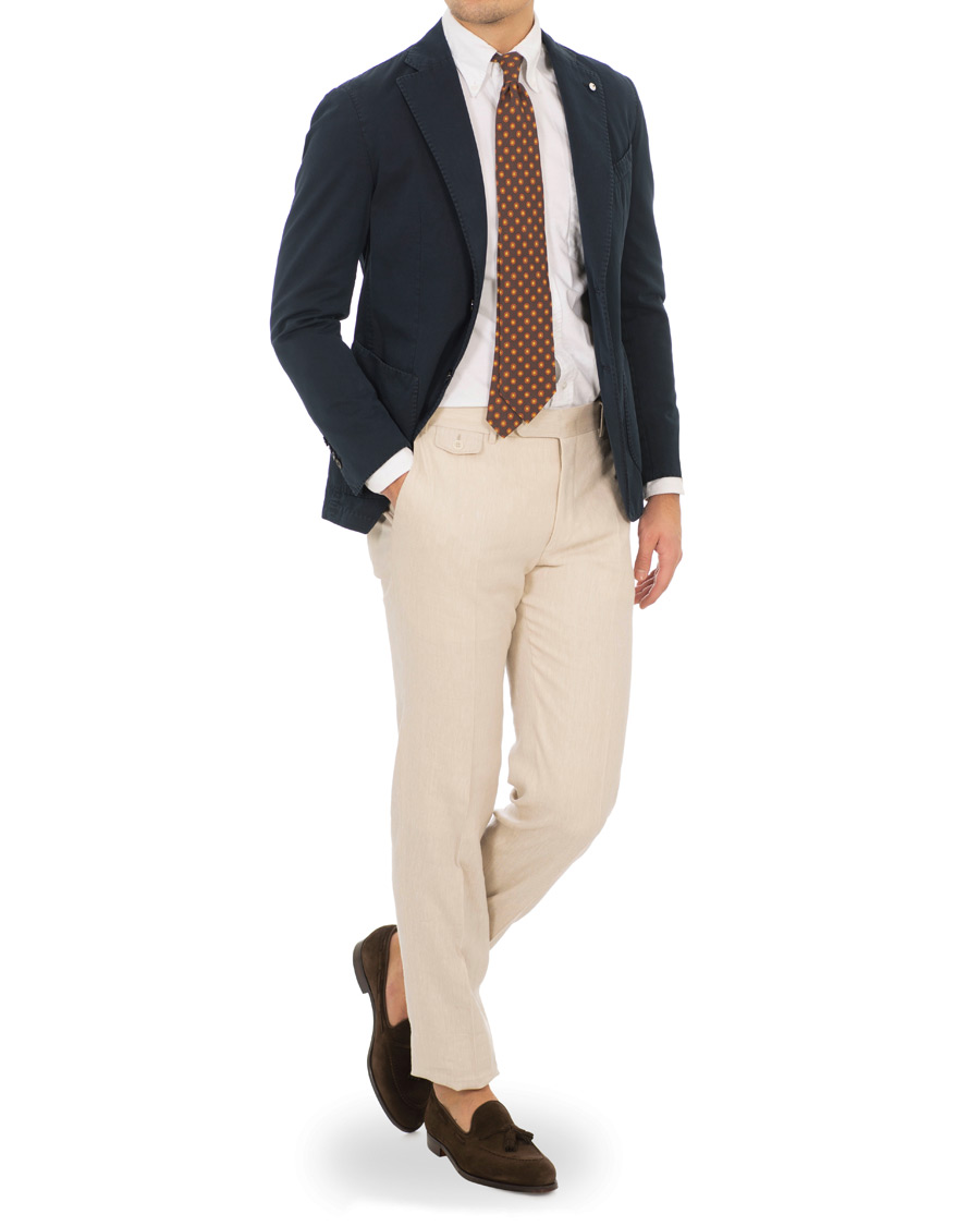Herre | Dressjakker | L.B.M. 1911 | Jack Regular Fit Cotton Stretch Blazer Navy