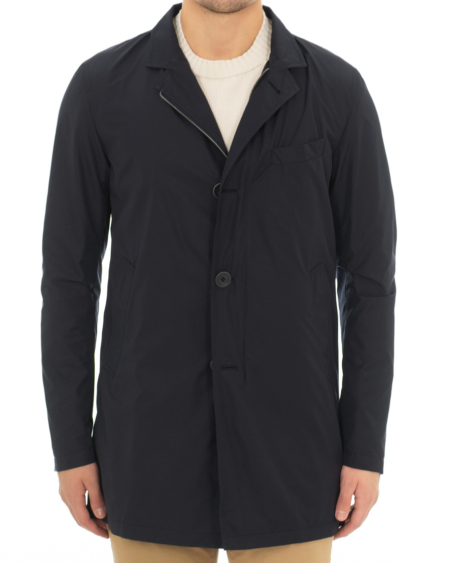 Herre | Jakker | Herno | Byron Nylon Carcoat Deep Blue
