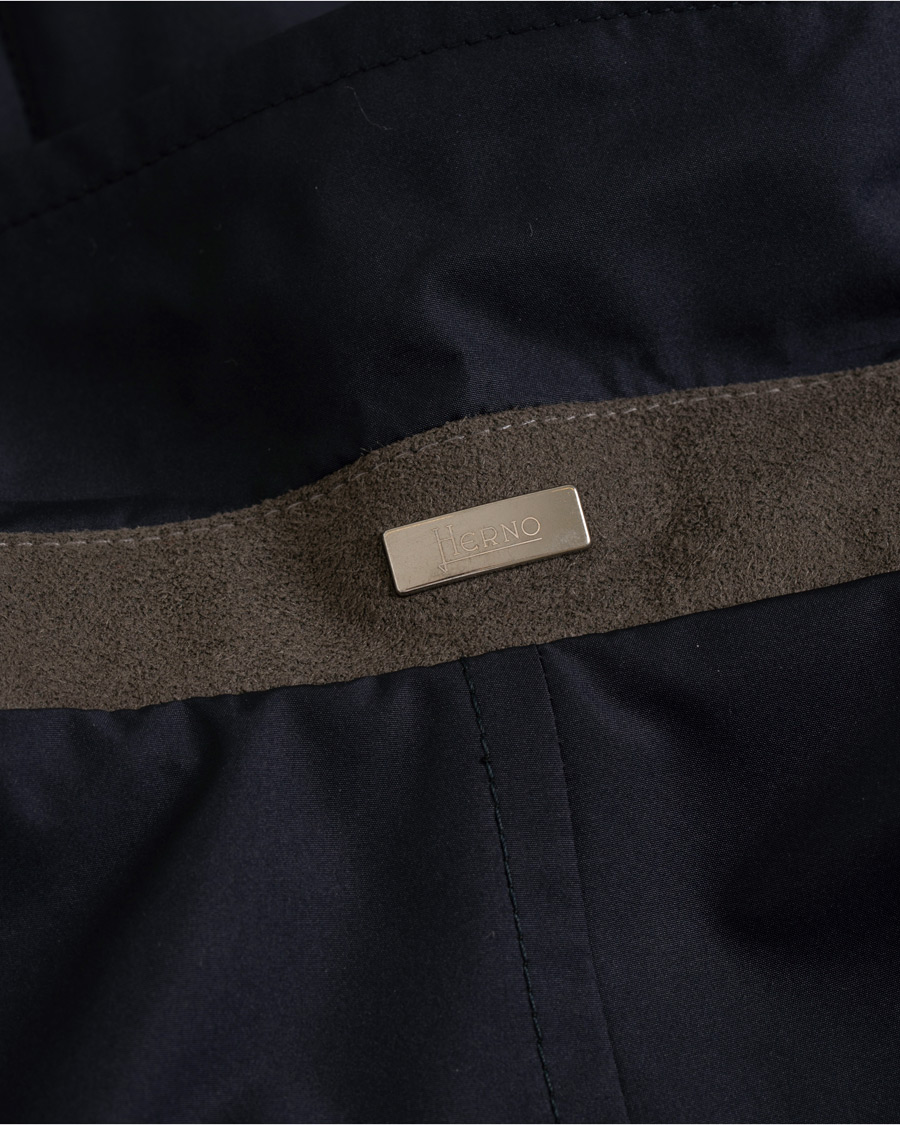 Herre | Jakker | Herno | Byron Nylon Carcoat Deep Blue