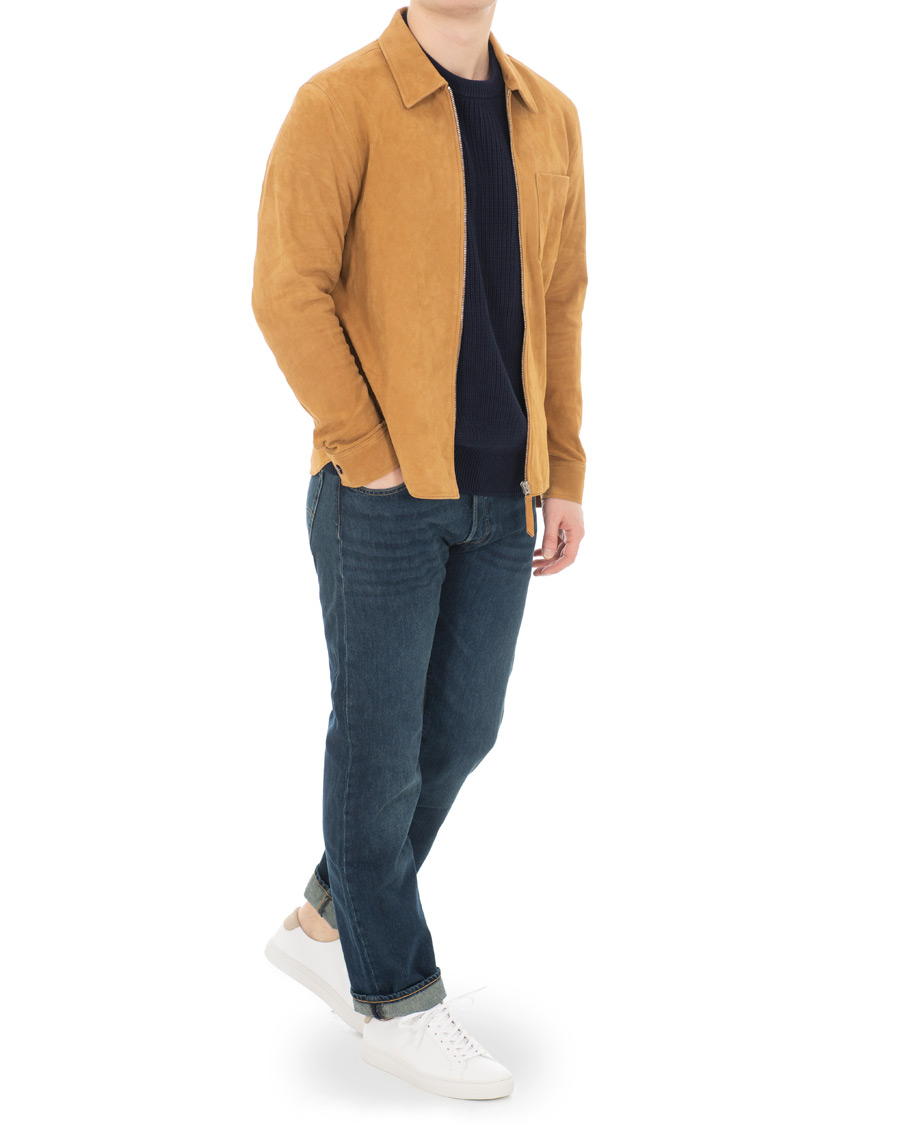 Our legacy suede zip shirt store