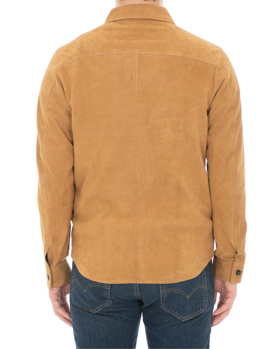 Herre | Jakker | Our Legacy | Suede Zip Shirt Jacket Sand