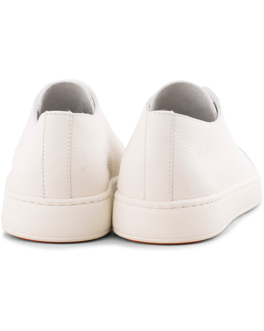 Herre | Santoni Cleanic Sneaker White Calf | Santoni | Cleanic Sneaker White Calf