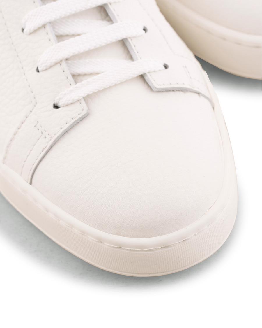 Herre | Santoni Cleanic Sneaker White Calf | Santoni | Cleanic Sneaker White Calf