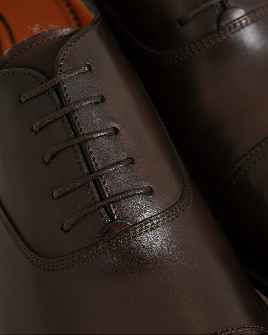 Herre | Santoni Wilson Oxford Dark Brown Calf | Santoni | Wilson Oxford Dark Brown Calf