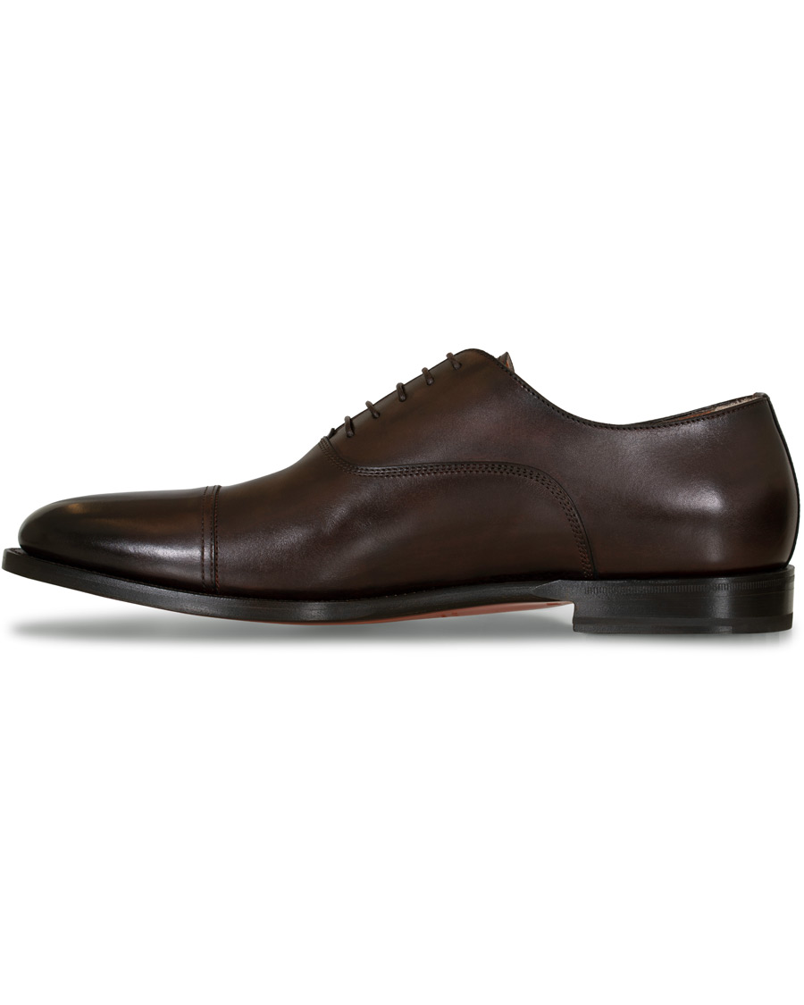 Herre | Santoni Wilson Oxford Dark Brown Calf | Santoni | Wilson Oxford Dark Brown Calf