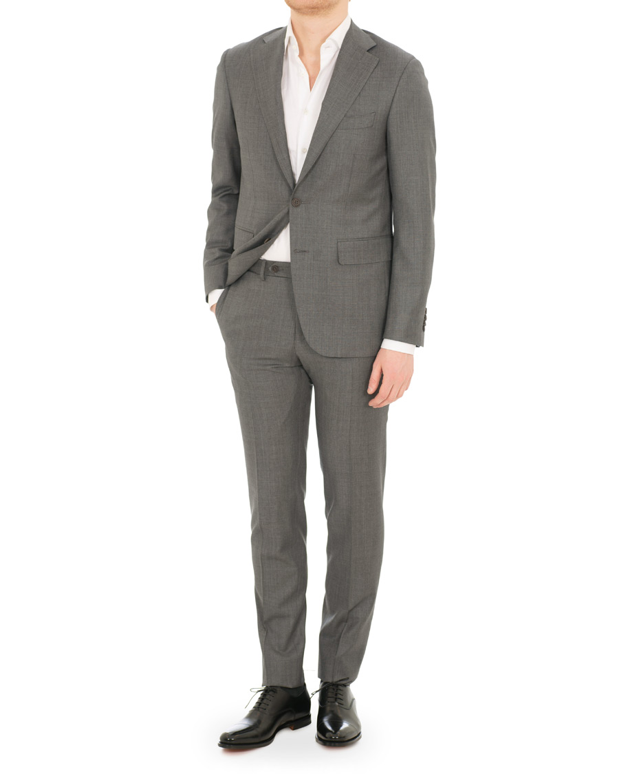 Herre | Santoni Wilson Oxford Black Calf | Santoni | Wilson Oxford Black Calf