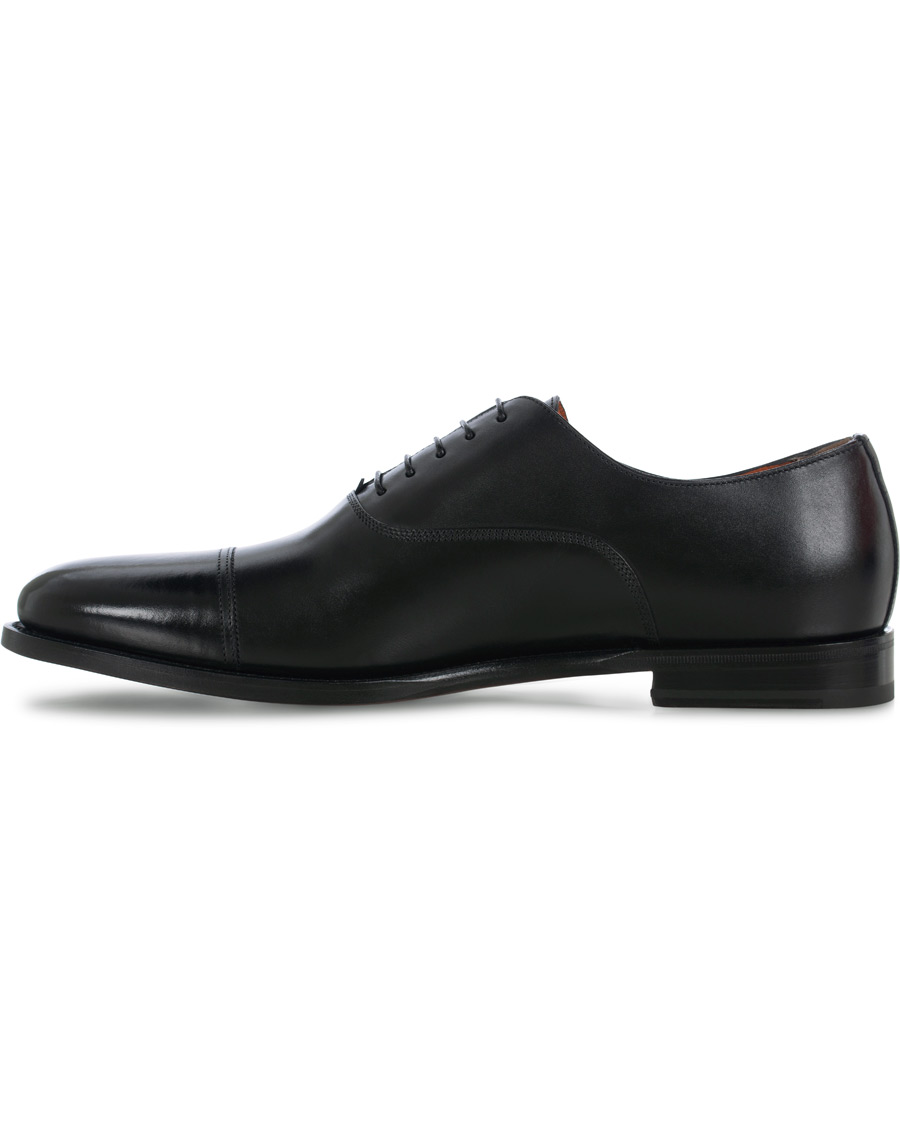 Herre | Santoni Wilson Oxford Black Calf | Santoni | Wilson Oxford Black Calf
