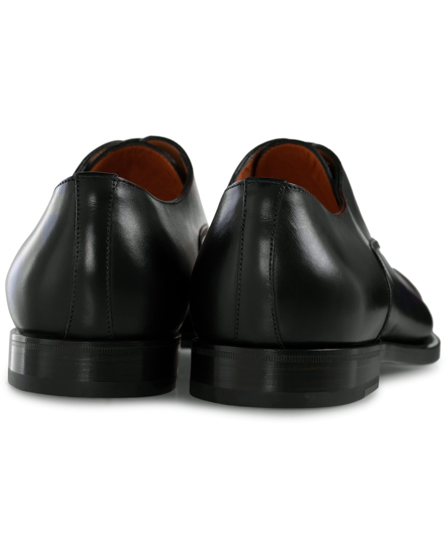 Herre | Santoni Wilson Oxford Black Calf | Santoni | Wilson Oxford Black Calf