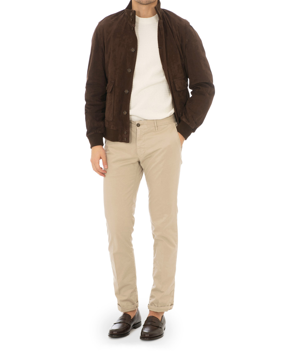 Herre | Jakker | Valstar | Valstarino Suede Jacket Dark Brown