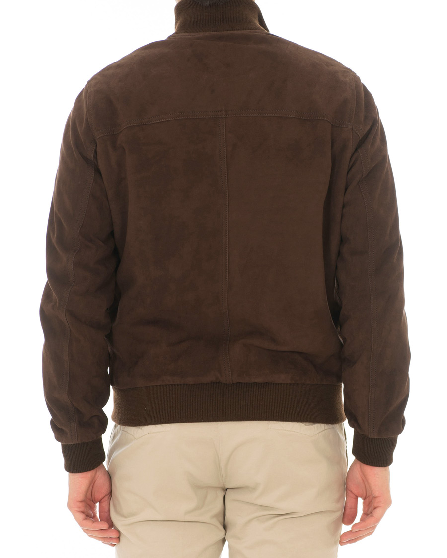 Herre | Jakker | Valstar | Valstarino Suede Jacket Dark Brown