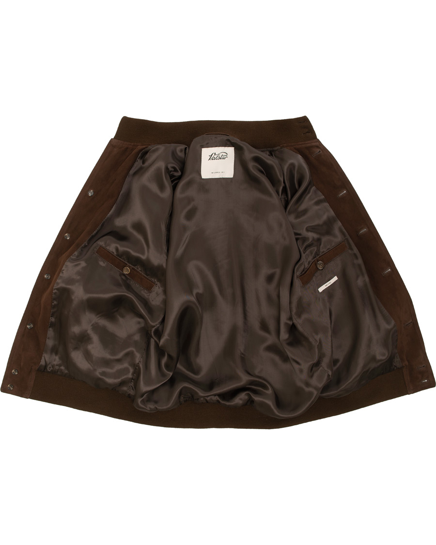 Herre | Jakker | Valstar | Valstarino Suede Jacket Dark Brown