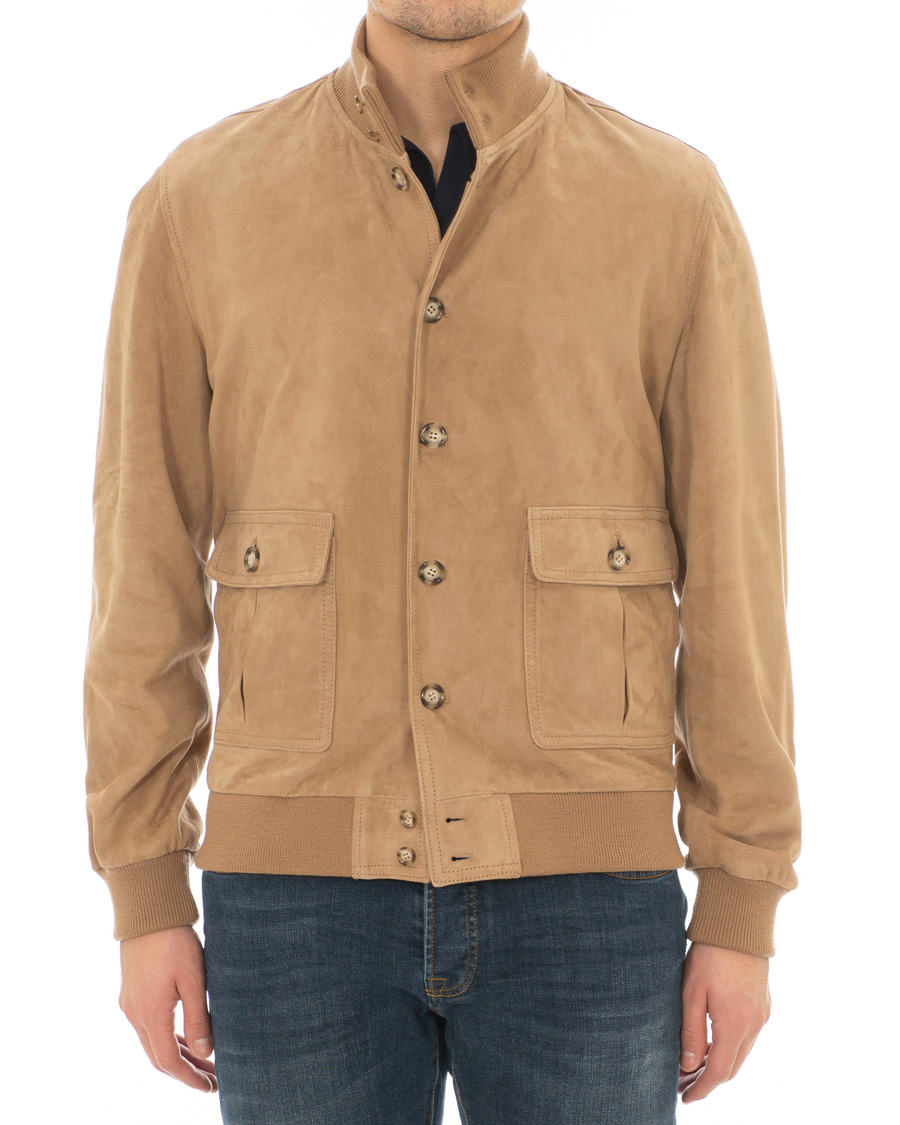 Herre | Jakker | Valstar | Valstarino Suede Jacket Light Brown