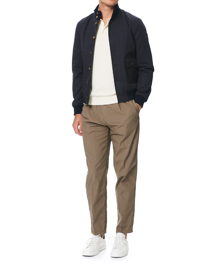 Herre | Jakker | Valstar | Valstarino Water Repellent Cotton Jacket Navy