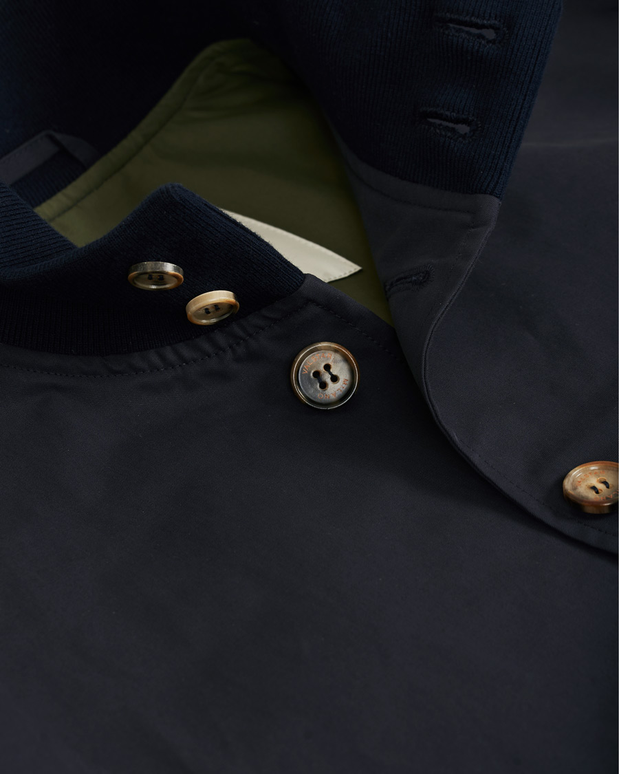 Herre | Jakker | Valstar | Valstarino Water Repellent Cotton Jacket Navy